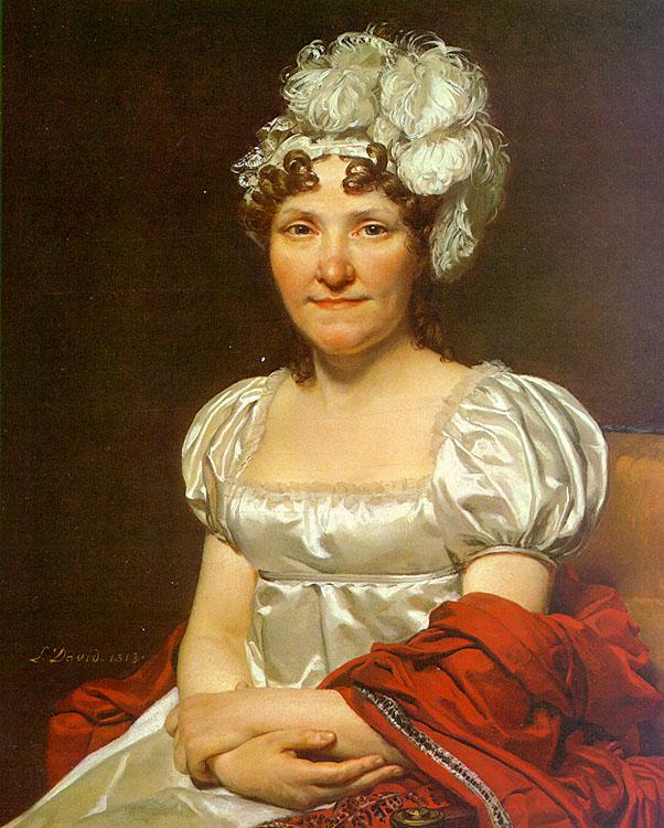Jacques-Louis  David Portrait of Charlotte David
